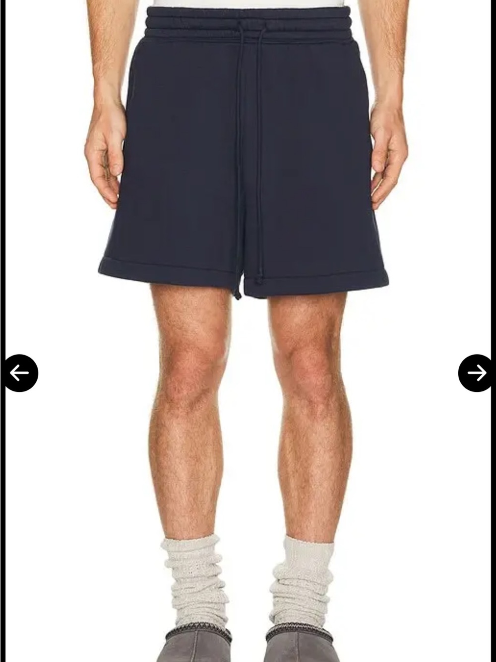 Skims men’s navy blue shorts large